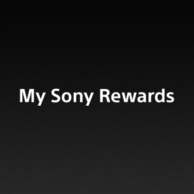 My Sony Rewards Program