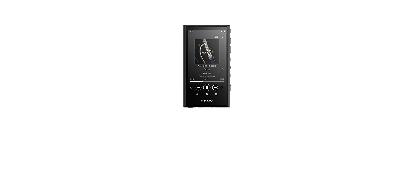 소니 NW-A306 시리즈 Walkman의 전면 이미지