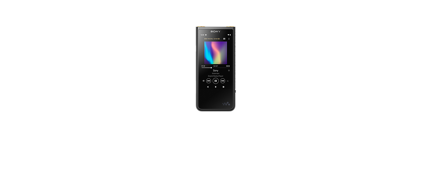 Imagen frontal del Sony Walkman NW-ZX507
