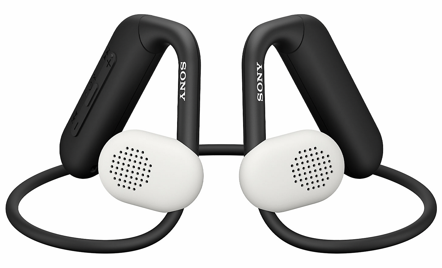 Image of the Sony Float Run headphones on a white background