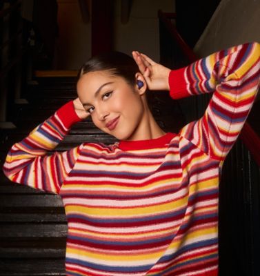 Product image of Olivia Rodrigo wearing LinkBuds Open