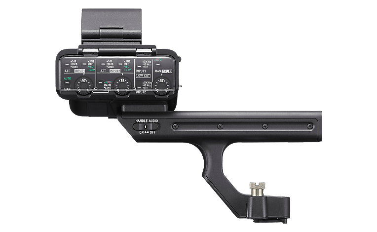 Camera handle image of XLR-H1 XLR Handle Unit