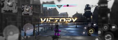 In-game screenshot with the word VICTORY across the screen
