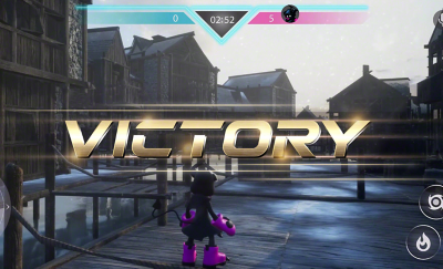 In-game screenshot with the word VICTORY across the screen