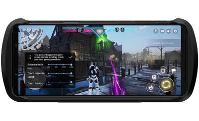 Xperia 1 IV Gaming Edition displaying UI for adjusting settings