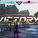 In-game screenshot with the word VICTORY across the screen