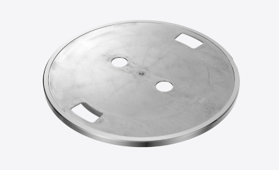 Silverfärgad aluminiumskivtallrik till PS-LX3BT