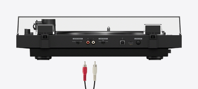 Connect easily with built-in phono EQ