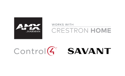 Logos AMX, Crestron Home, Control 4, Savant
