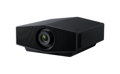 Vue avant gauche inclinée du BRAVIA Projector 7 noir