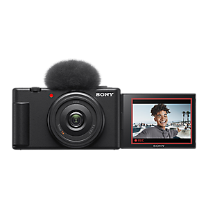 Ihre ZV-1F Vlog-Kamera ist mit einem aufklappbaren LC-Display ausgestattet. Ein direktionales 3-Kaps...