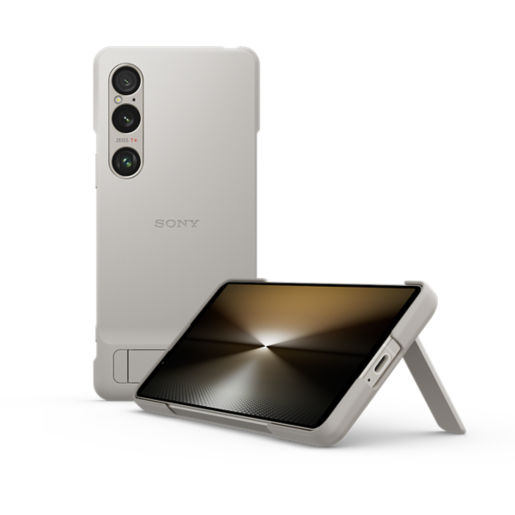 Style Cover with Stand for Xperia 1 VI | Strap to prevent dropping |  Enhanced grip | Versatile kickstand
