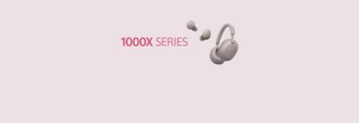 A promotional shot of the new 1000X Series in smoky pink.