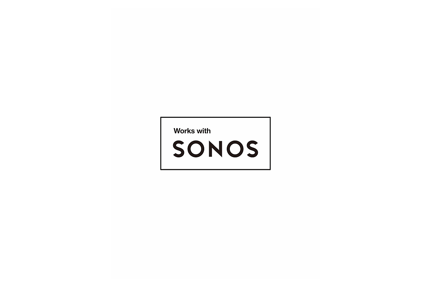Image of a Works with Sonos logo