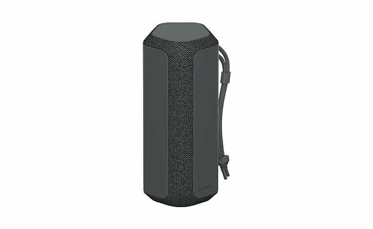 Vooraanzicht van SRS-XE200 zwarte draadloze speaker