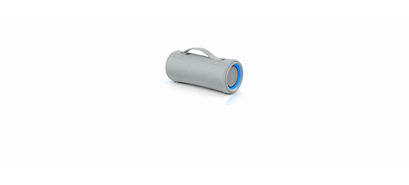 Image of the grey Sony SRS-XG300 wireless speaker