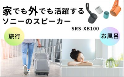 SRS-XB100 | アクティブスピーカー/ネックスピーカー | ソニー