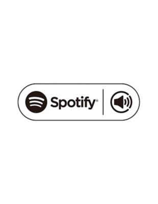 Image of a Spotify logo with a speaker icon