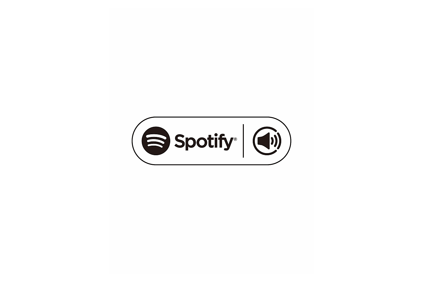 Kép: Spotify logó egy hangszóró ikonnal