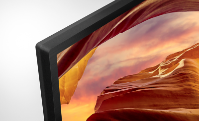 Close-up of the bezel of X77L/X78L Series BRAVIA TV