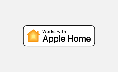 לוגו של 'עובד עם Apple Home'