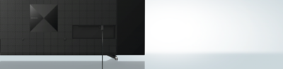 มุมมองด้านหลังของทีวีที่แสดงให้เห็นการเชื่อมต่อ HDMI