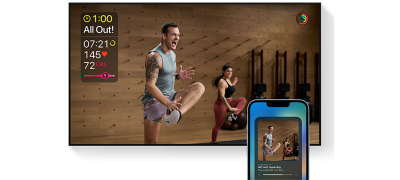 Apple Fitness+. Now on BRAVIA.