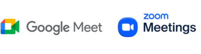 Logo Google Meet và Zoom Meetings