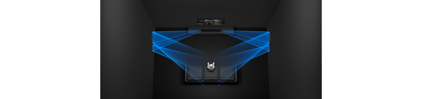 Loa bên hông và loa tweeter đem đến âm thanh rộng khắp