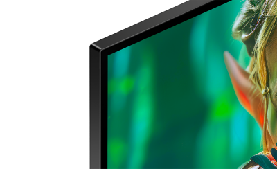 Góc nhìn nghiêng cận cảnh thiết kế Flush Surface (Bề mặt phẳng) của TV BRAVIA.
