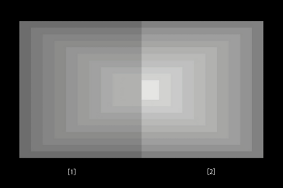Comparación de un “Mini LED convencional” más tenue con una pantalla más nítida “Mini LED BRAVIA 9”.