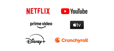 Over 10,000 apps and games, straight to your TV
