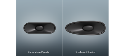 Uniquely shaped for clearer sound and deeper bass