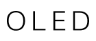 Black text on a white background displaying the word "OLED" in all capital letters.