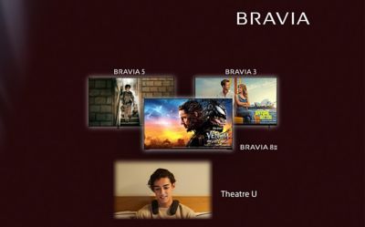 Televisores Sony y altavoz inalámbrico estilo neckband BRAVIA Theatre U