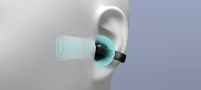 Open design with sound leakage consideration