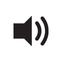 Loudspeaker icon representing sound quality