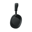 Side view of black WH-1000XM6 headphones