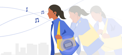 Plays music automatically