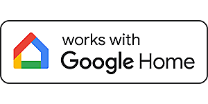 Image of a works with Ok Google logo