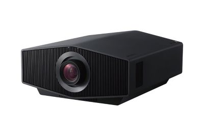 Angled image of a Sony VPL-XW Series projector