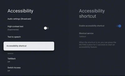 Tv accessibility bravia sony estonia