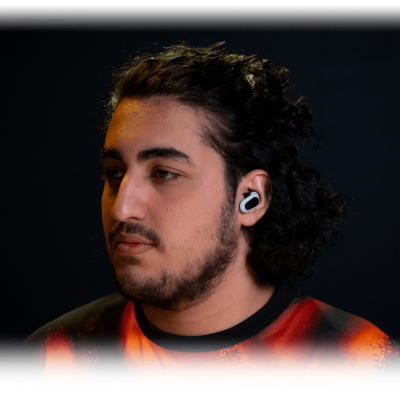 Profile image of Alfajer wearing a pair of white INZONE Buds