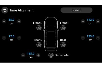 Image of the Time Alignment interface