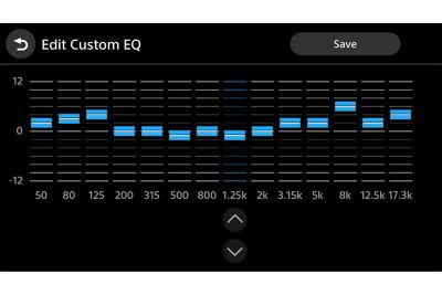 Image of the Edit Custom EQ interface