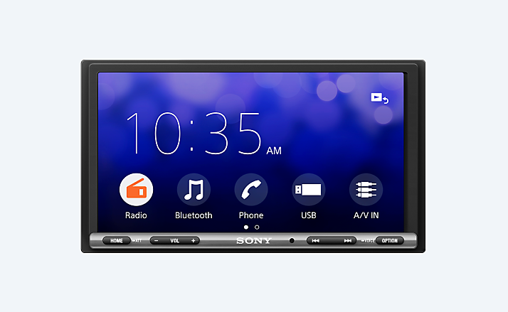 Front view of Sony digital multimedia receiver