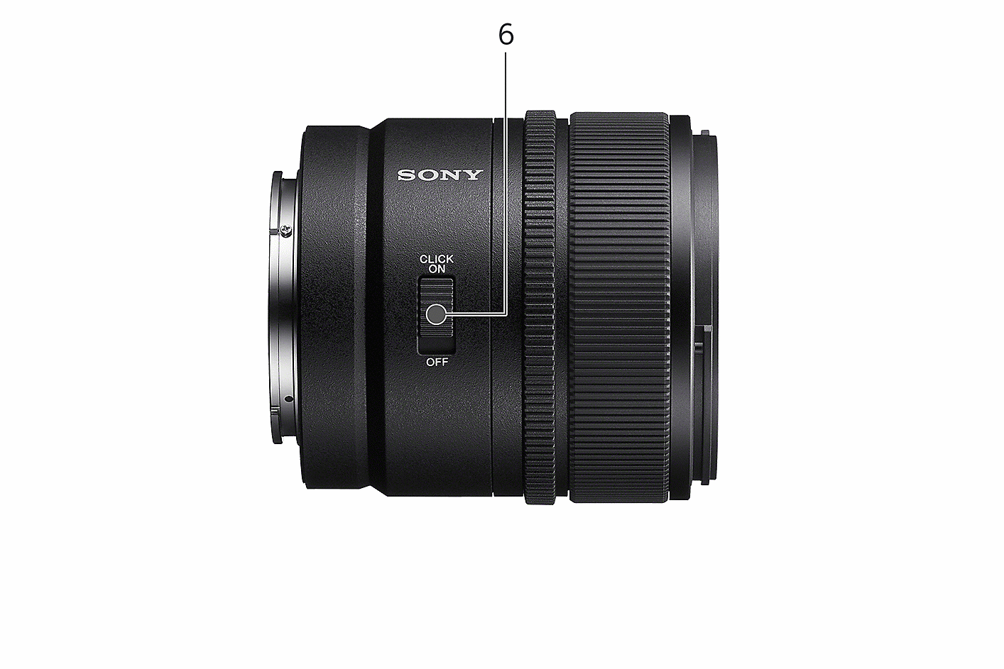 Product images of E 15-mm F1.4 G, right side