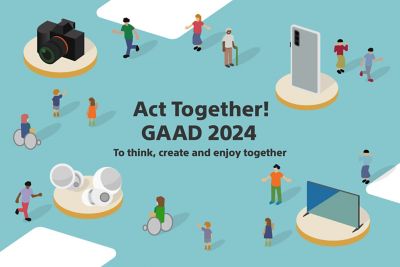 Illustration avec une diversité de personnes et de produits.