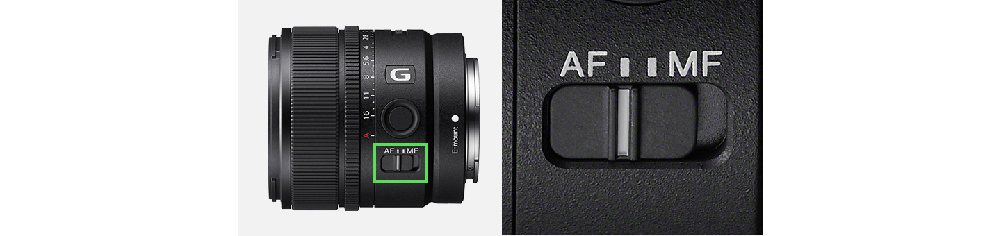 Chuyển lấy nét tự động/bằng tay dễ dàng