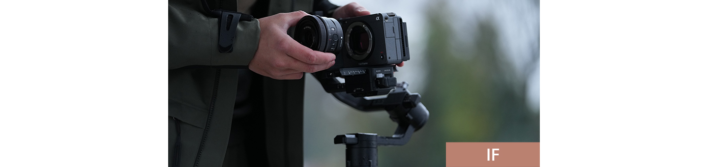 Lấy nét bên trong hỗ trợ quay phim thoải mái